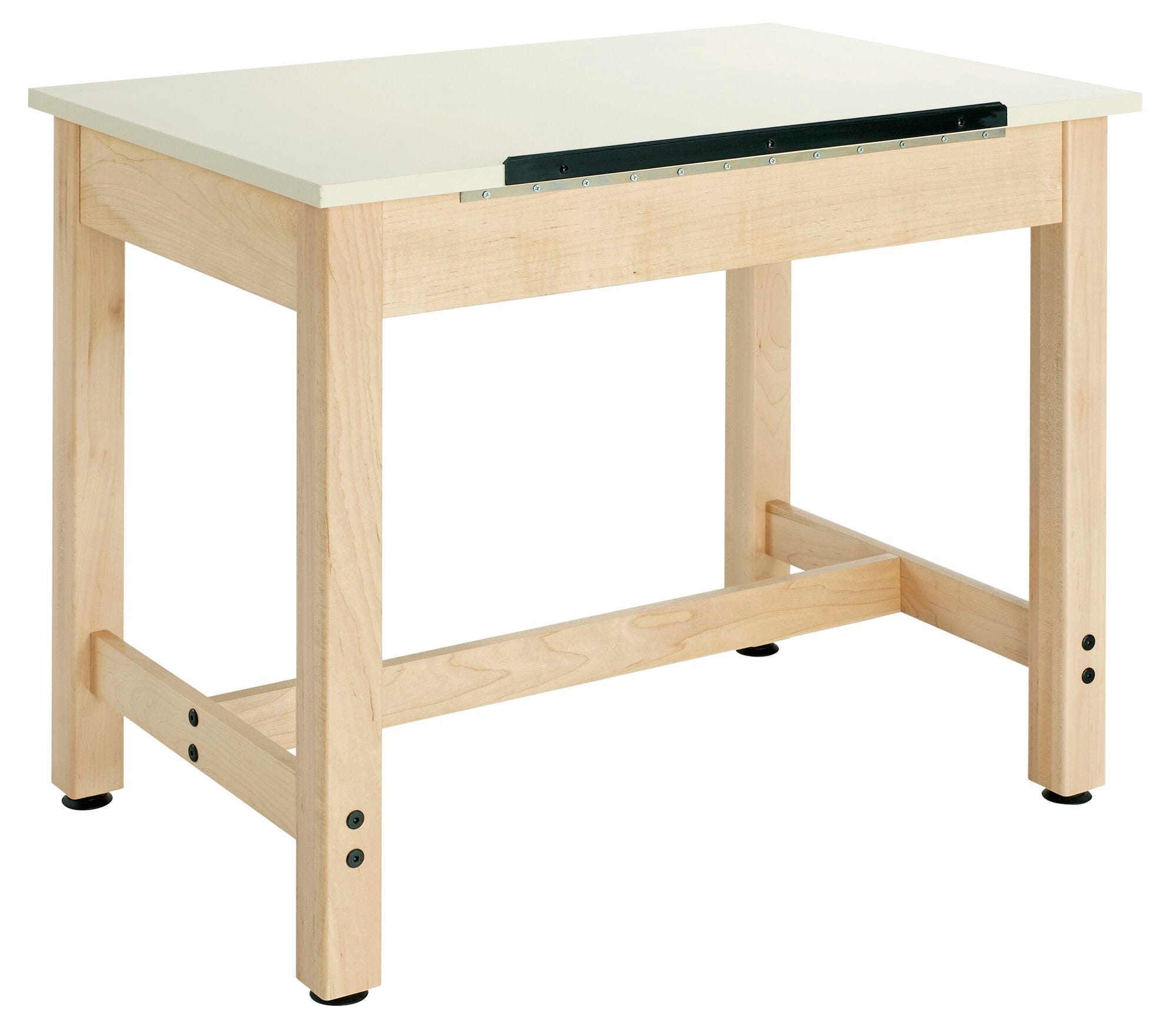 Classroom Select Drafting Table, 36 x 24 x 30 Inches, Maple, Plastic 674514